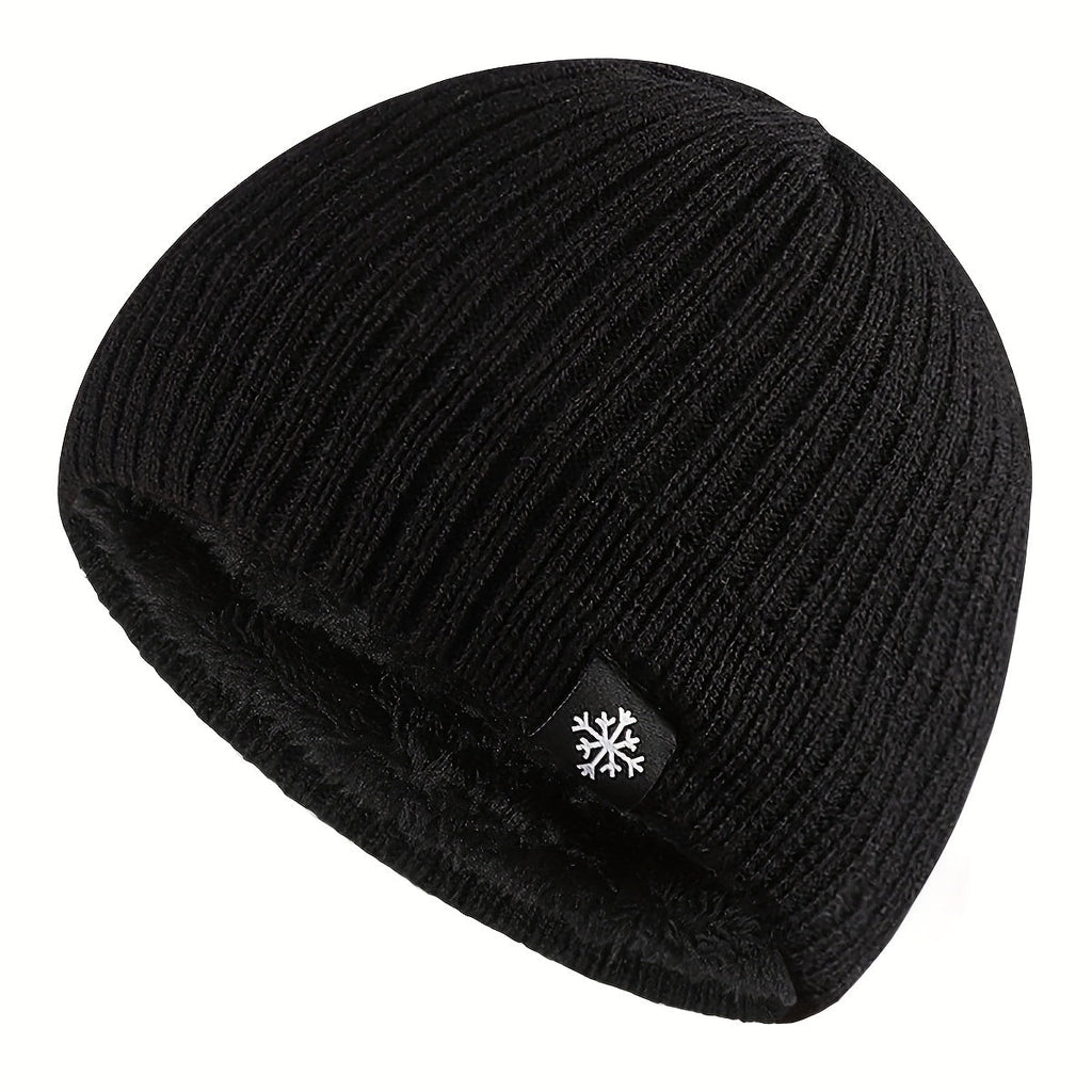 Pandaize Men's Thickened Knitted Hat - Windproof & Warm