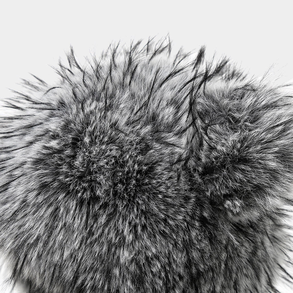 Plush Raccoon Lei Feng Hat - Cozy Winter Warmth
