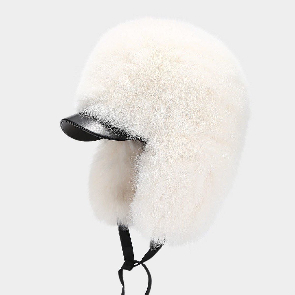 Luxury Leather Ushanka Hat - Women's Ski & Winter Style