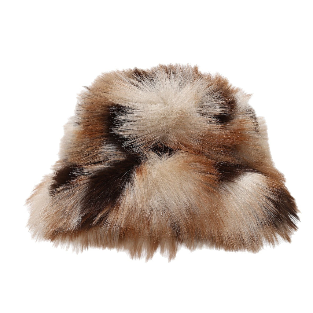 Chunky Faux Fur Bucket Hat - Cozy Winter Style