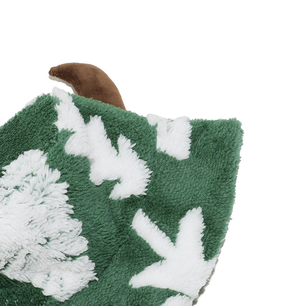 Christmas Tree Horn Beanie - Cozy & Cute Winter Hat