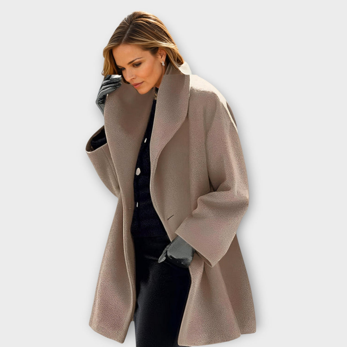 Vivienne | Ladies Large Fur Trim Parka Coat