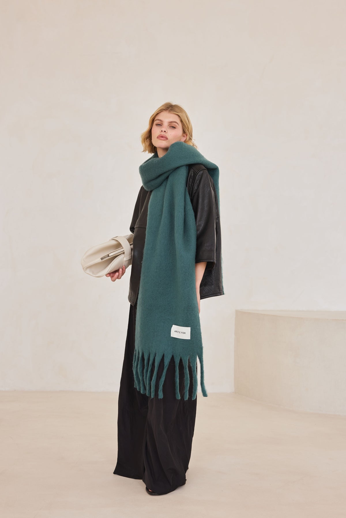 The Reykjavik Scarf - Forest Teal