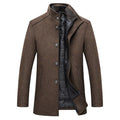 Thermal Insulated Button Front Mens Coat