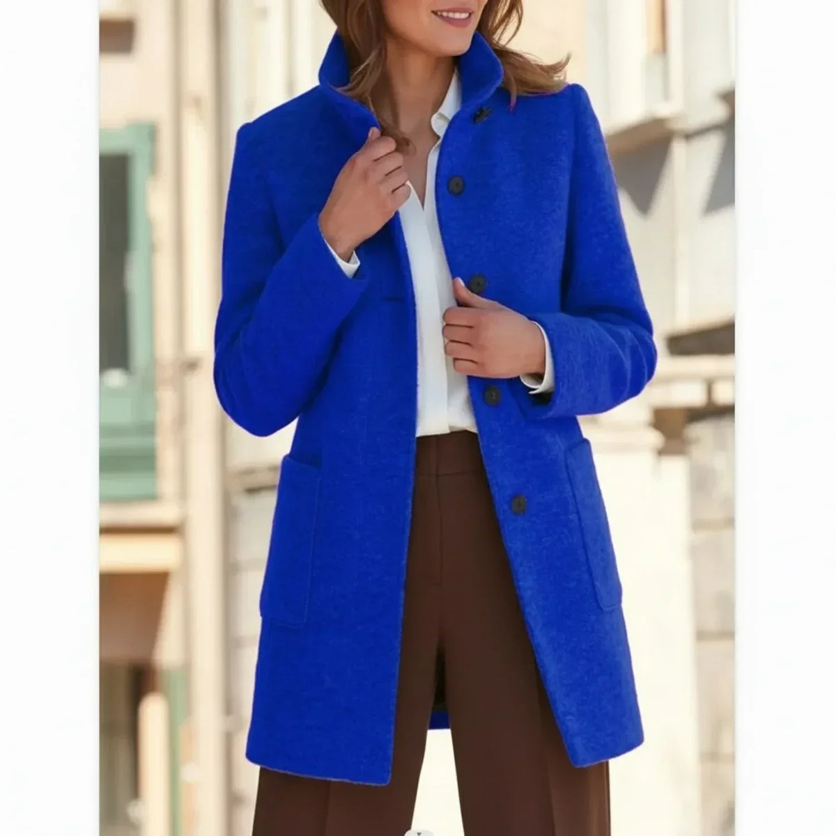 Warm Knee Length Women's Winter Coat