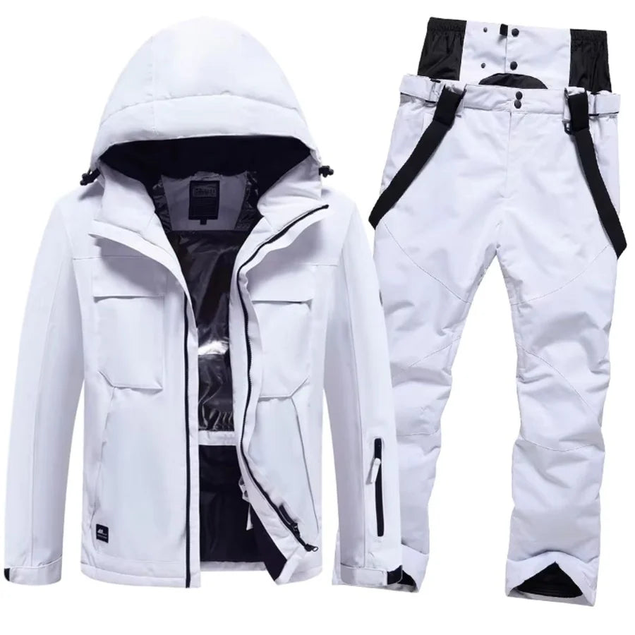 Waterproof Men's Ski Jacket Suit