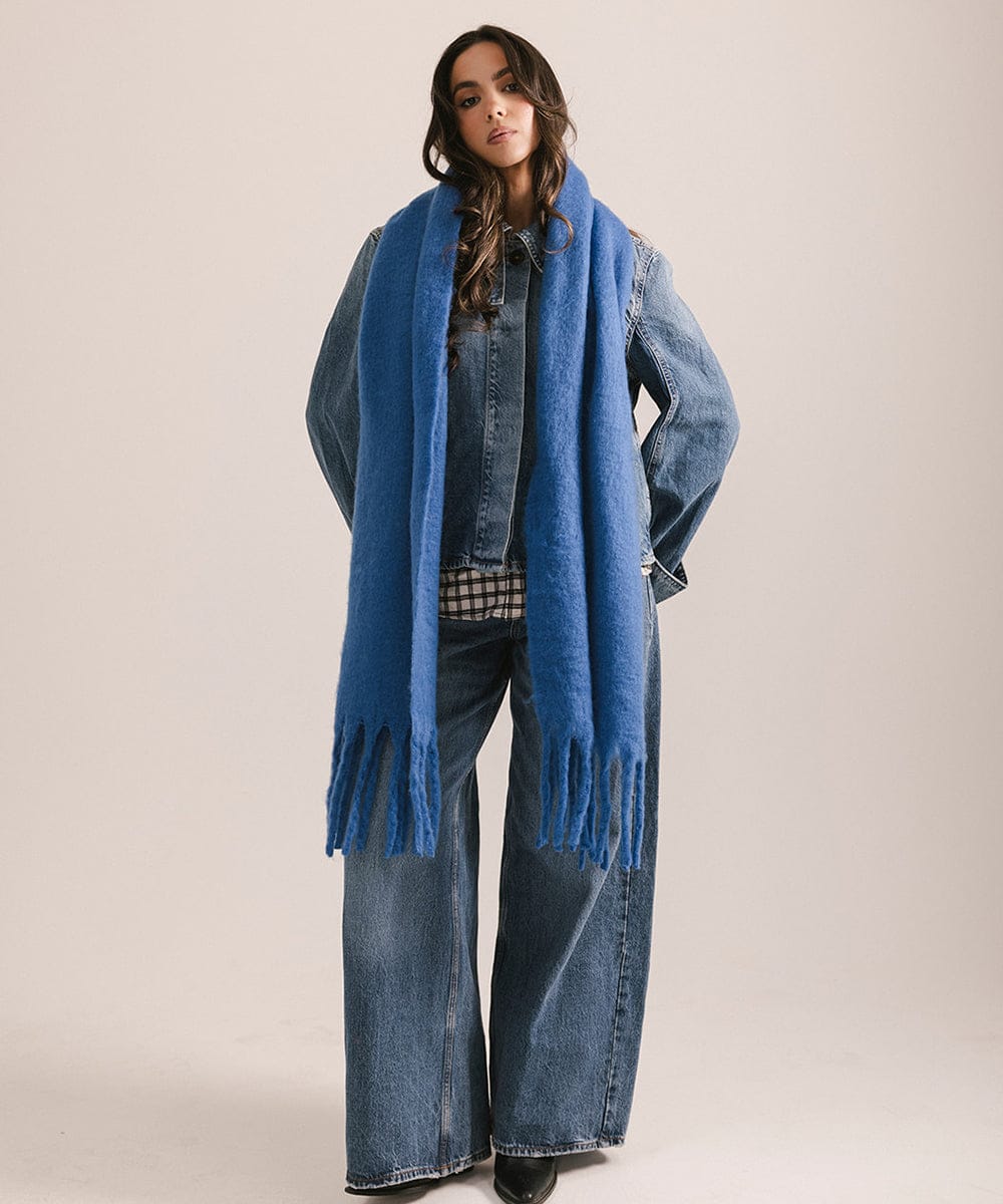 Mik Oversized Knit Scarf
