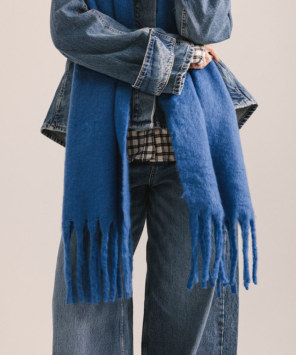 Mik Oversized Knit Scarf