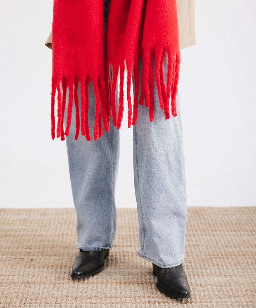 Mik Oversized Knit Scarf