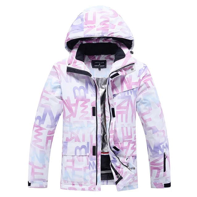 Warm Women's Snow Ski Jacket Suit
