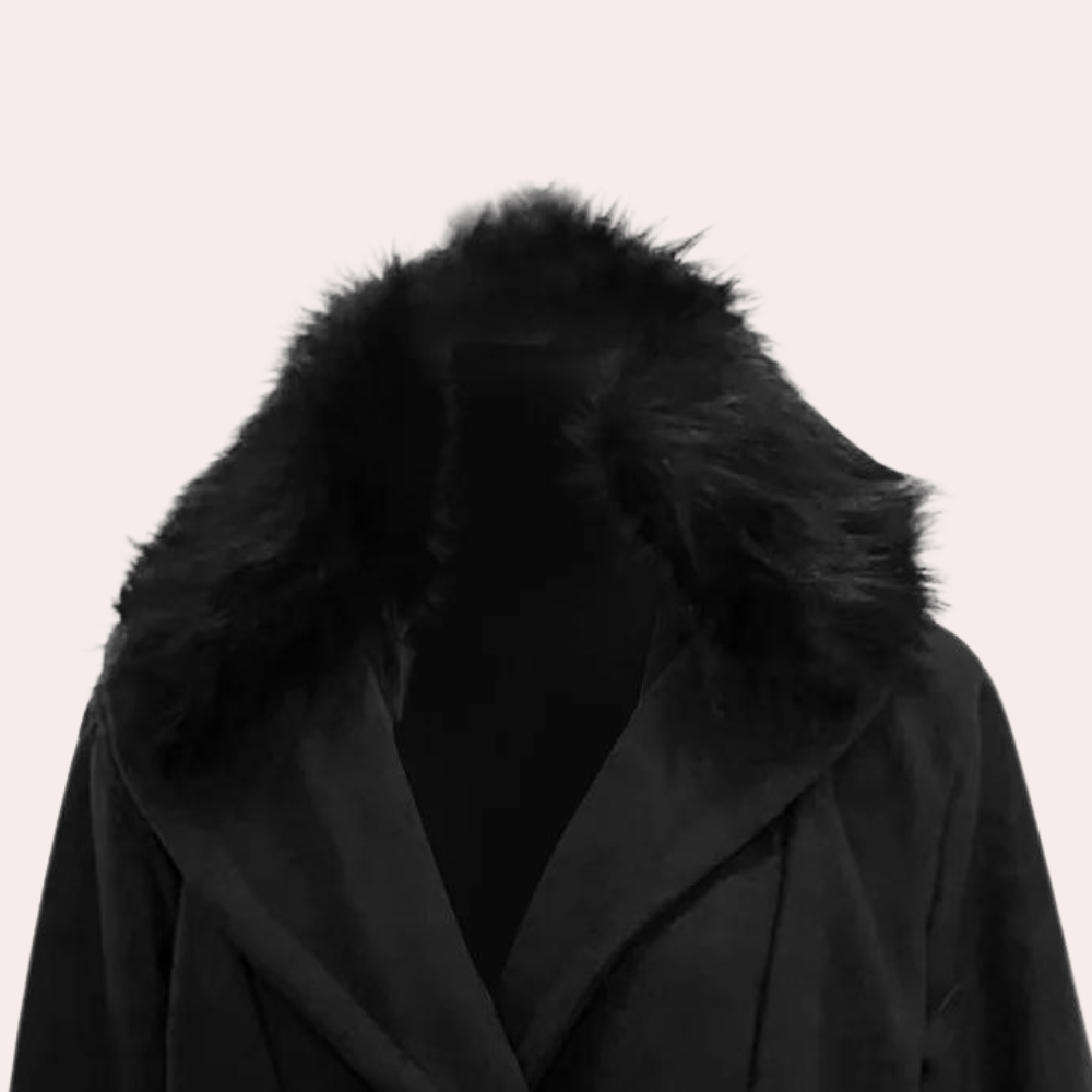 Classic Black Mens Insulated Winter Coat