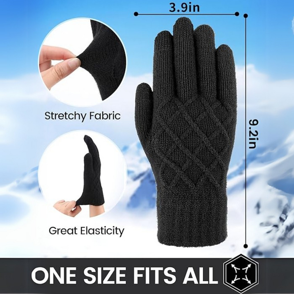 Warm Insulated Smartphone Winter Gloves