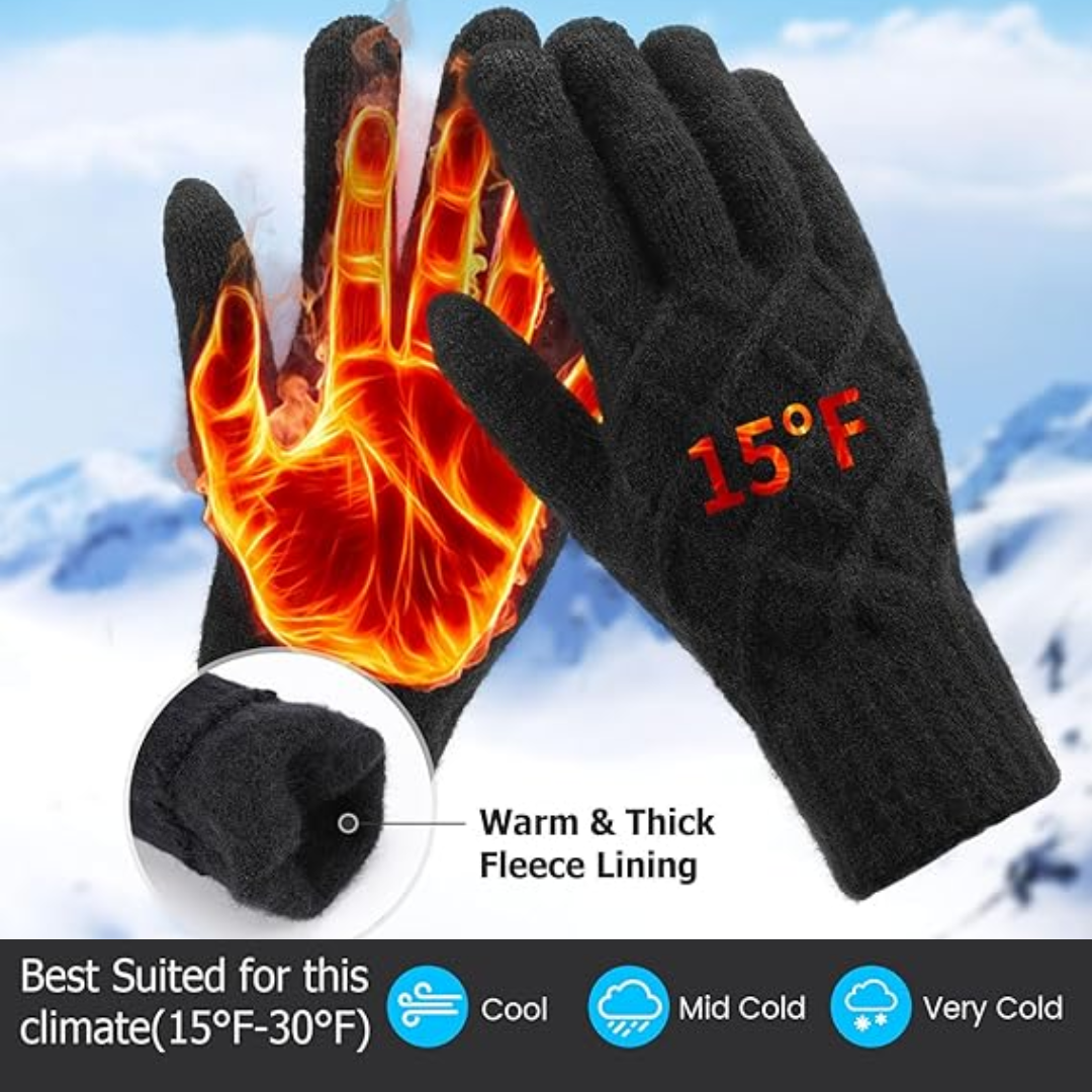 Warm Insulated Smartphone Winter Gloves