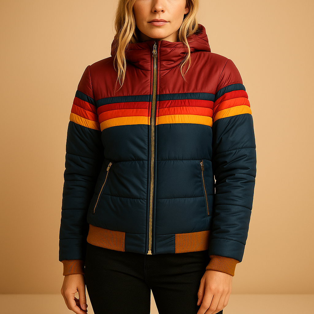 Warm hooded winter coat for women | Fiona