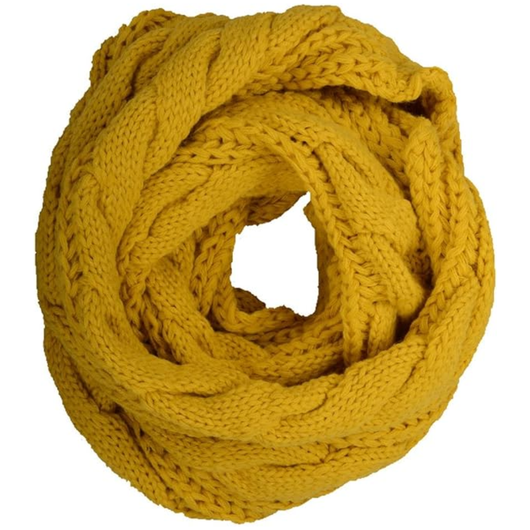 Cozy Cable Knit Cold Weather Scarf
